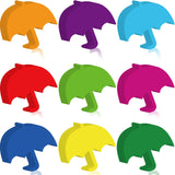 Geyee 108 Pcs Umbrella Cutouts Paper Spring Bulletin Board Decorations Classroom Cut Outs Umbrella Shaped Die Cuts for DIY Proje