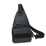 Calandis Sling Bag For Men Large Capacity Utility Bag Fashion Multi Pockets Chest Bag Black | Backpacks, Bags & Briefcases | Men
