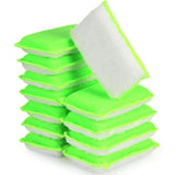 Mudder 12 Pcs Car Interior Scrubbing Sponge 5'' x 3'' Fiber Car Wax Applicator pad Household Cleaning Sponges for Leather Seat C