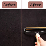 Portable Lint Remover, Fuzz Shaver - Reusable Double Sided Travel Brush for Removing Lint Pet Hair Dust in Clothes and Furniture