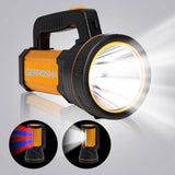 GEPROSMA Powerful Led Flashlight High Lumens USB C Rechargeable,Super Bright Handheld Spotlight,Strong Metal Flashlight Large/Lo
