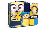 Minions Gift Set - Minions Lunch Tin Box, water bottle, puzzle, stickers, and Pencil Case.