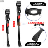 Bike Kickstand for Mountain Bike - Adjustable Bicycle Accessories for Adult Bikes Side Stand Bicycle Kickstand Mountain Bike Sid