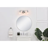 Living District Indoor Modern Home Decorative Bright Ceiling Serif 3 Light Chrome Wall Sconce