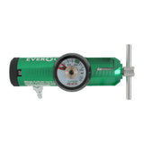 EverOne Mini Oxygen Regulator with Key, 025 Litersper min, Brass Sleeve, 870 CGA Connection, Brass Sleeve