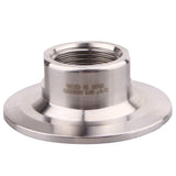 DERNORD Sanitary Tri Clamp to NPT Female Tri Clover (3/4 NPT Female (2 inch Tri-clamp))