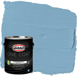 Glidden Interior Paint + Primer: Blue/Arabella, One Coat, Semi-Gloss, 1-Gallon