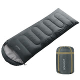 3-4 Season Sleeping Bag for Adults & Kids, Lightweight Warm Cold Weather Camping Bag with Waterproof Compression Sack - Portable
