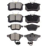 ECCPP D840-7715 D1017-7920 Front Rear Ceramic Brake Pads Fit For Audi A4 1999-2008,For Audi A4 Quattro 2002-2006,For Audi A6 199