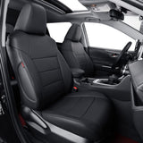 coverdream RAV4 PHEV Waterproof Leather Seat Covers Custom Fit for 2019-2025 Toyota RAV4 Hybrid XSE,Hybrid SE,Prime SE/XSE,Full 