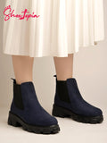 Shoetopia Women'S Ankle Boot-4 Kids Uk (Girls-Bt-Usha-Blue)-Eu37,Blue,4,B0D5R4WR7X