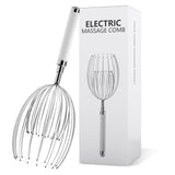 Winyoung Electric Scalp Massager, Handheld Hair Massage Tool Electric Head Scratcher Massager Whisk, 20-Finger Design Head Massa
