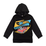 Hot Wheels Little Boys Fleece Hoodie Black 78