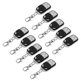 SHUAIGUO Universal Garage Door Remote, 10Pcs Electric Cloning Universal Gate Garage Door Opener Remote Control Fobs 433MHz Repla