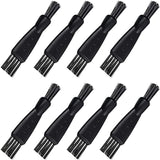8 Pieces Shaver Brush Razor Cleaning Brush Electric Shaver Double Sided Trimmer Shaver Brush Cleaner Set Nylon Bristles PP Handl
