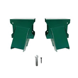 A-Frame End Swing Set Brackets - 2 Pcs Heavy Duty Carbon Steel Hardware With Mounting Kit, DIY Bracket for 4x4 Legs & 4x6 Beam, 