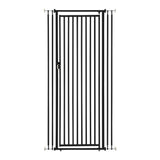 Richell Steel 70-inch Extra Tall Cat Safety Gate 28 - 37.5 Wide Black