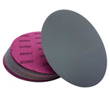 AutKerige 2000 Grit Wet Dry Sandpaper, 6 Inch 25 PCS Hook and Loop Sanding Discs with Premium Silicon Carbide Abrasive, Polishin