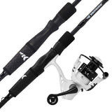 KastKing Crixus Fishing Rod and Reel Combo, High Performance Spinning & Baitcaster Combo, IM6 Graphite 2Pc Blanks, Zirconium Oxi