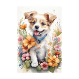 Ausanrl Dog Paint by Number Kits for Adults Beginners-Dog Easy Acrylic Simple Adults Paint by Numbers,Dog Painting by Numbers Ki