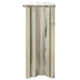 Montana Woodworks Homestead Collection Accent Cabinet With Laser Engraved Elk Design, Right Hinged, Clear Lacquer Finish