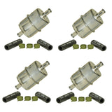 Wix 33033 (3/8) In-line Fuel Filter, Pack of 4