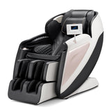 VEVOR Full Body Massage Chair, 3D Zero Gravity Recliner with SL Track, 18 Auto Modes, Heat, Foot Rollers, Armrest Control, LCD D