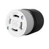 ENERLITES NEMA L14-20R Locking Connector for Generator, Twist Lock Female Plug, 20 Amp, 125/250 Volt, 3 Pole, 4 Wire Grounding, 
