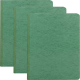 Side Opening Report Cover, Prong Clip, Letter, 3 Capacity, Green [Set of 3]
