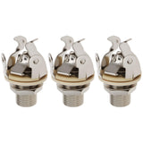 Briny River 3pcs 1/4 inch Multi-Contact Mono Output Jack Full-Contact Jack Suitable for Guitar Bass