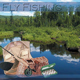 Scrapbook Customs Fly Fishing (14260) 12 inch x 12 inch Scrapbook Paper 1 Sheet