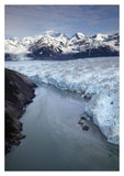 Hubbard Glacier Encroaching On Gilbert Point, Wrangell-St. Elias National Park, Alaska-Paper Art-26,,X38,,