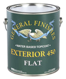 General Finishes Exterior 450 Water Based Topcoat, 1 Gallon, Flat