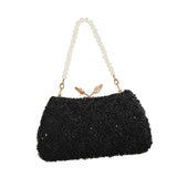 Calandis Evening Bag Clutch Wallet Kiss Lock Purse Handbag For Banquet Birthday Party Black | Womens Handbags & Bags