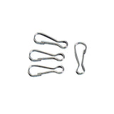 Pepperell Braiding Nickel Plated Lanyard Hook, 1 In, Pack Of 144