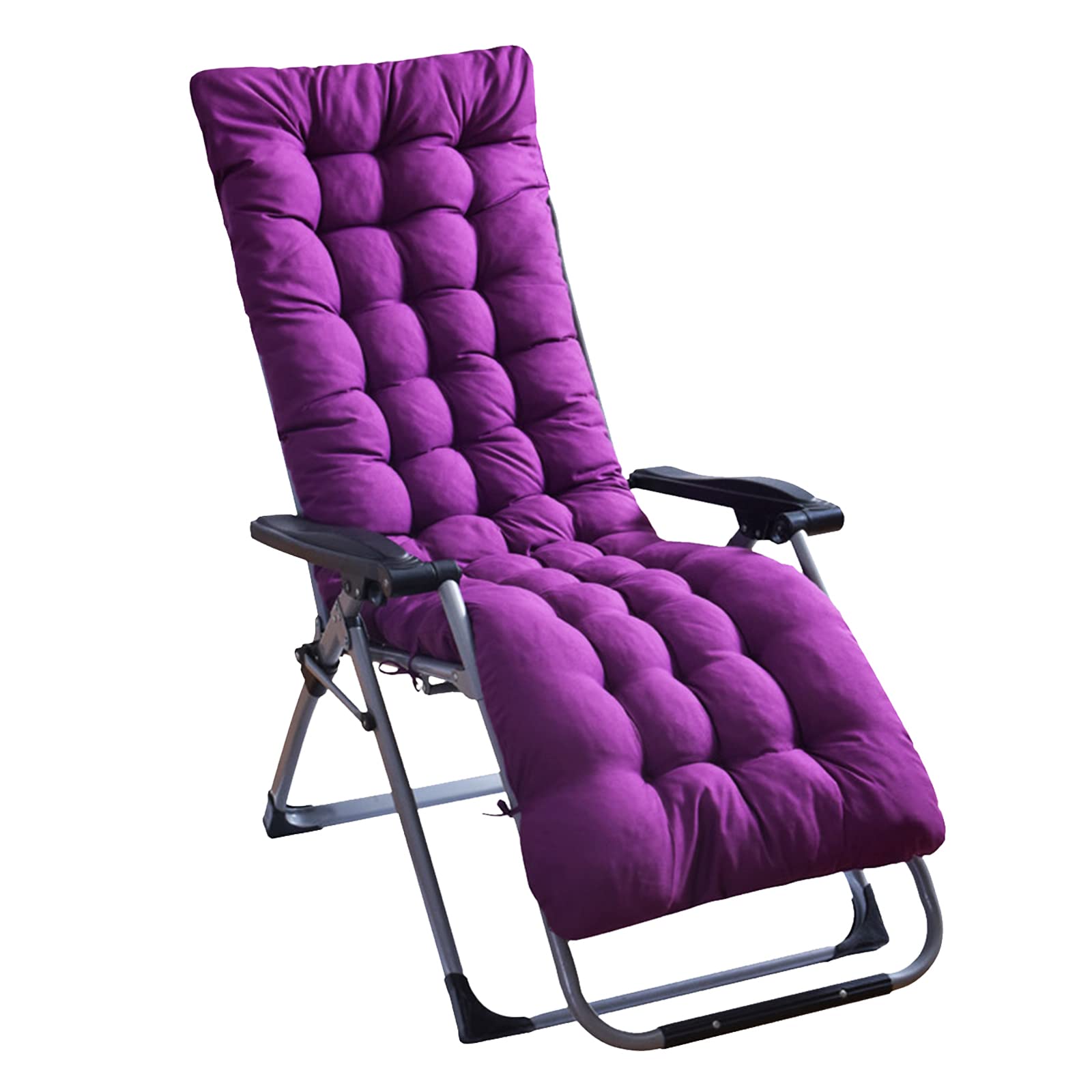 iMounTE 67inch Lounge Chair Cushions Chaise Lounger Cushion Soft Sofa Mat Long Bench Cushion for Outdoor Furniture, Indoor Outdo