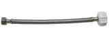 Fluidmaster B1T12CS CLICK SEAL Toilet Connector, Braided Stainless Steel 3/8 Female Compression Thread x 7/8 Female Ballcock T