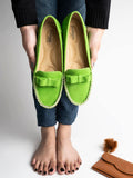 Shoetopia Women & Girls Stylish Front Bow Style Green Loafers /5114/Green/Uk6,Green,6,B0BNQJWC9H