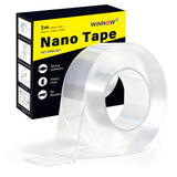Double Sided Heavy Duty Extra Strong Adhesive Tape -Indoor/Outdoor Household Nano Tape Hanging Indoor/Outdoor Christmas Decorati