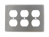 Leviton 8403040 SS WP 3G DUP STD SIZE NON MAG