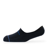 Young Wings MenS_Socks Black Colour Cotton Fabric Stripe Free Size NoShow Length Casuals & Formals Wear Socks Pack Of 1 M1116