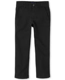 The Childrens Place Boys Stretch Skinny Chino Pants,Black Single,10