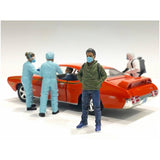 American Diorama Hazmat Crew Figurine V for 1/24 Scale Models