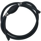 TIHOOD 6FT Fuel Line Assembly 3/8 Inner Dia 5/8 Outer Dia Hose Line Marine Outboard Boat Motor RVs Fuel Assembly with Primer Bul