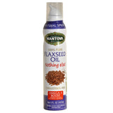 Mantova Flaxseed Oil, 100% Pure Cooking Spray with Omega-3, perfect for Keto snacks, baking, or seasoning for cooking, our oil d
