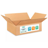 Large Shipping & Moving Boxes 20x14x6 inches (10-Pack) - Extra Strength 200 lb vs Regular - Corrugated Moving Boxes for USPS/UPS