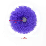 jiebor 32PCS Faux Fur Scrunchies and Hair Accessories for Women - Fuzzy Hair Ties, Bands, Ropes, Wristbands, Rings for Ponytail