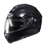 HJC C91 Solid Modular Motorcycle Helmet with HJ-17 Pinlock Shield, DOT Approved(Black, XXXX-Large)
