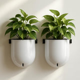 Indian Discovery Self Watering Wall Hanging Planter| Hanging/Hooked Flower Pots For Home, Terrace, Balcony, Vertical Garden Deco