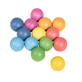 TickiT Rainbow Wooden Balls - Set of 14 - Loose Parts Wooden Toy for Babies and Toddlers 10m+ - Inspire Curiosity and Open-Ended